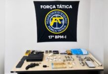 Tatuador é preso ao ser flagrado com porções de drogas, revólver furtado e pistolas falsas em Rio Preto