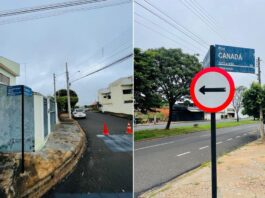 Rua Canadá passa a ter sentido único para aumentar a segurança e melhorar o trânsito