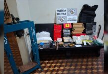 Polícia Militar prende trio e apreende quase 68 kg de drogas em Votuporanga