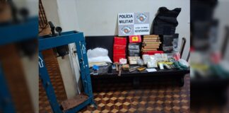Polícia Militar prende trio e apreende quase 68 kg de drogas em Votuporanga