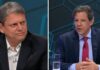 Tarcísio lidera disputa pelo governo de SP, com 45,6%; Haddad tem 34,1%