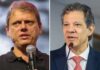 Datafolha: Tarcísio lidera corrida pelo governo de SP com 46%, contra 30% de Haddad