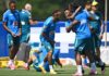 Seleção brasileira treina com foco na Noruega