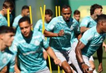 Giay sofre entorse e vira desfalque; Felipe Anderson tem edema na coxa