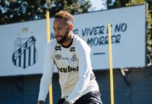Neymar mantém programação de treinos e deve reestrear pelo Santos no fim de semana