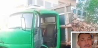 Trabalhador morre após ser arremessado de caminhão desgovernado; motorista foge do local