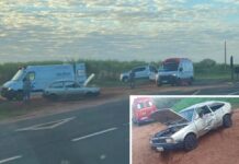 Motorista fica ferido após capotamento na Rodovia Percy Waldir Semeghini