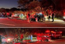 Batida frontal entre dois veículos deixa feridos em rodovia