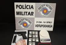Polícia Militar prende traficante com arma de brinquedo em Votuporanga