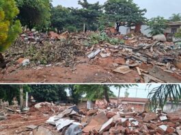 Wartão denuncia riscos ambientais e de segurança nos escombros do desfavelamento