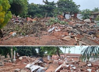 Wartão denuncia riscos ambientais e de segurança nos escombros do desfavelamento