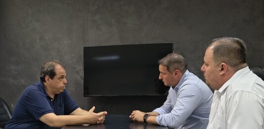 Dalbert Mega recebe visita de Guilherme Derrite e estreita laços em Votuporanga