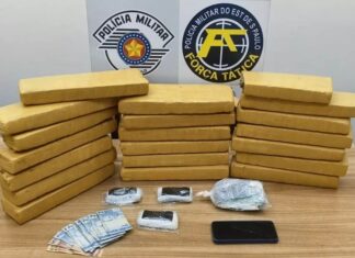 Homem é preso com mais de 20 kg de drogas na Rodovia Euclides da Cunha