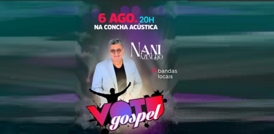 VotuGospel 2026 será realizado no dia 6 de agosto na Concha Acústica