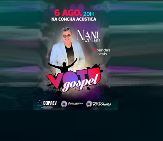 VotuGospel 2026 será realizado no dia 6 de agosto na Concha Acústica