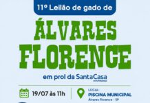 Álvares Florence se mobiliza no próximo domingo em prol da Santa Casa de Votuporanga