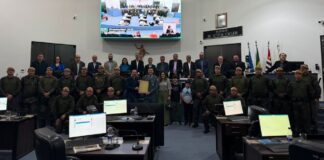 Câmara homenageia tenente-coronel Cassius em sessão ordinária e reconhece trajetória na Polícia Militar Ambiental