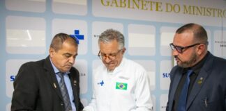 Wartão e Ricardo Bozo se reúnem com ministro Alexandre Padilha