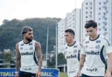 Santos se prepara para jogo contra o Athletico; Neymar será desfalque