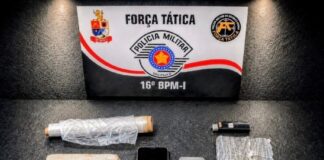 Operação da Polícia Militar termina com prisão de casal por tráfico de drogas em Cardoso