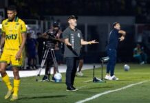 Guanaes vê Mirassol superior ao Palmeiras e evita falar de arbitragem: “Só lamento”