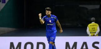 Artilheiro, Flaco López elogia jogo inteligente do Palmeiras e celebra vantagem sobre o Santos
