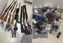 PF apreende armas em Rio Preto durante operação contra garimpo ilegal e lavagem de dinheiro