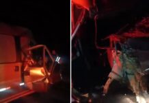 Colisão entre van e carreta-tanque mobiliza equipes de resgate na Rodovia Euclides da Cunha