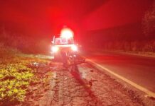 Ciclista tem pé amputado após ser atingido por carro em rodovia de Cardoso