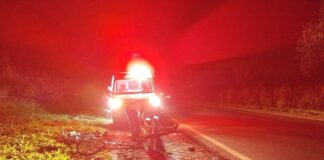 Ciclista tem pé amputado após ser atingido por carro em rodovia de Cardoso