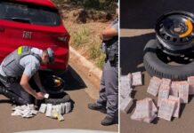 Polícia Rodoviária apreende 640 ampolas de tirzepatida escondidas em estepe de carro em Jales