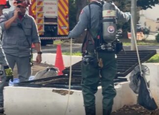 Polícia encontra antebraços e mãos de mulher esquartejada em galeria pluvial