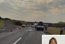 Motociclista morre após cair na pista e ser atropelada por caminhão na Rodovia Euclides da Cunha