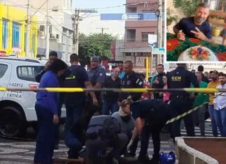 GCM é preso após matar homem no centro de Araçatuba; disputa por terreno teria motivado o crime