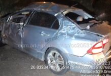 Motorista morre após invadir pista contrária e capotar carro na Rodovia Washington Luís em Rio Preto