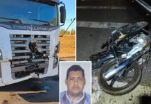 Motociclista morre após batida de frente com caminhão durante ultrapassagem na BR-153 em Rio Preto