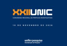 Inscrições abertas para o UNIC 2026 da Unifev