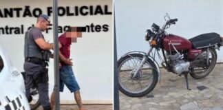 Homem é preso com motocicleta furtada em Votuporanga