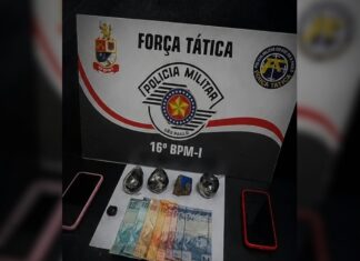 Força Tática prende trio por tráfico de drogas em Votuporanga