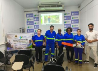 Saev capacita equipes de campo para reforçar segurança em podas e escavações