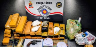 Casal é preso com mais de 40 kg de drogas em Votuporanga