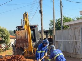 Saev prepara rede de abastecimento de água da Vila Carvalho para chegada do asfalto