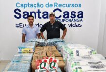 Santa Casa de Votuporanga recebe doação de alimentos da Cajuella Móveis