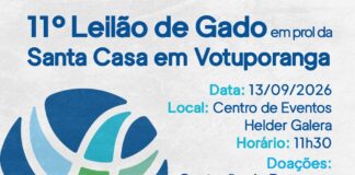 Tradição, união e solidariedade: grande Leilão de Gado mobiliza Votuporanga em prol da Santa Casa