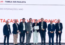 Santa Casa de Votuporanga recebe o Prêmio Acesso Hospitalar Tabela SUS Paulista em São Paulo