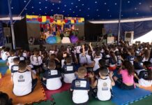 Fliv 2026 monta estruturas circenses no Parque da Cultura para aproximar livros e lazer