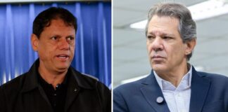 Quaest em SP: Tarcísio, 44%; Haddad, 24%