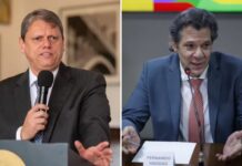 Real Time: Tarcísio tem 53% contra 36% de Haddad no 1º turno