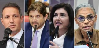 Real Time: Derrite lidera corrida ao Senado em SP, seguido por André do Prado, Tebet e Marina
