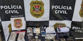 DISE de Votuporanga prende traficante e apreende drogas de alto valor, arma e munições